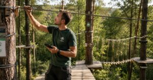 maintenance accrobranche contrôle parcours