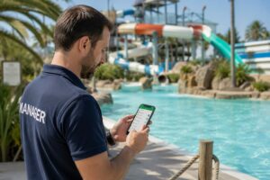 contrôle sécurité aquapark