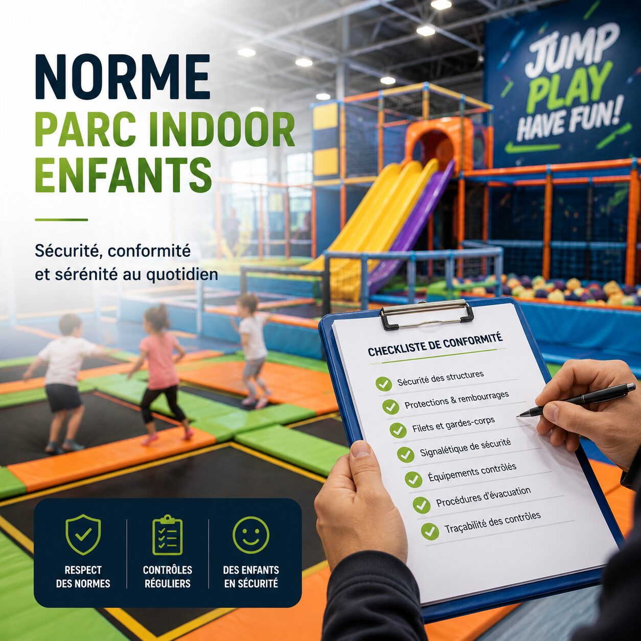 Norme parc indoor enfants